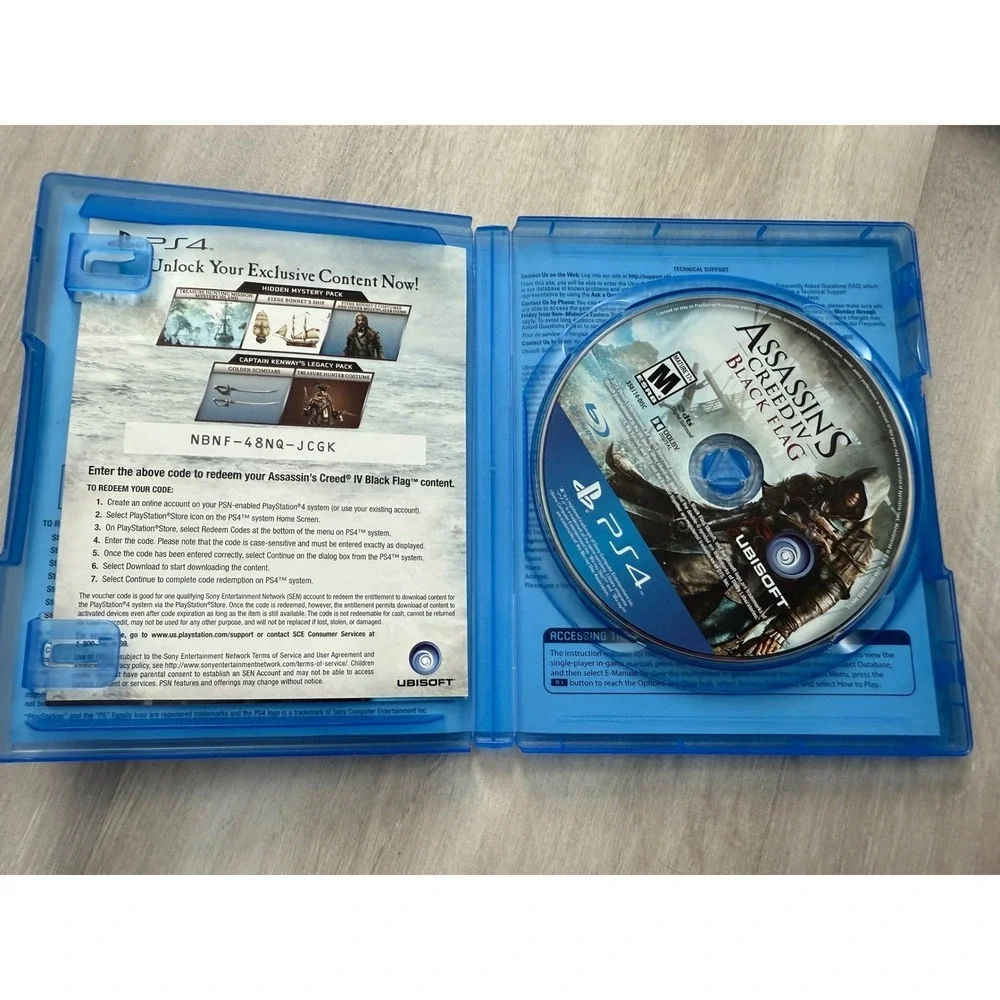 Assassins Creed IV Black Flag PlayStation 4‎ PS4 Game